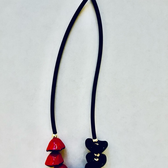 Necklace Handcrafted in Italy with Ceramic Beads Gorgeous NEW Never Worn - Picture 6 of 9